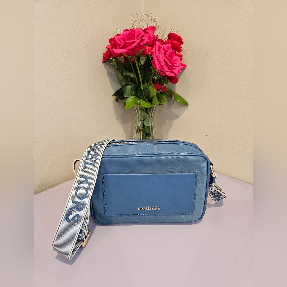 NWT Michael Kors Blue Crossbody Bag